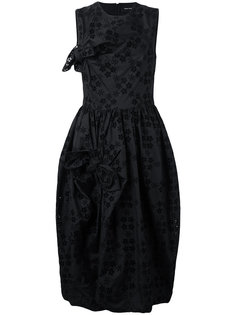 платье с вышивкой ришелье  Simone Rocha