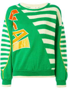 свитер в полоску с логотипом Kansai Yamamoto Vintage