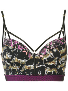 leopard print bikini top Janiero