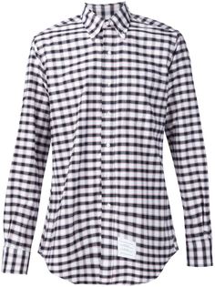 рубашка в клетку Thom Browne