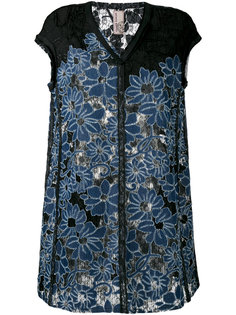 платье с цветочной вышивкой Antonio Marras