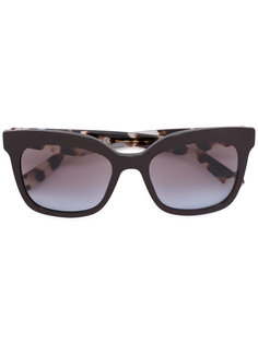 солнцезащитные очки в объемной оправе Prada Eyewear