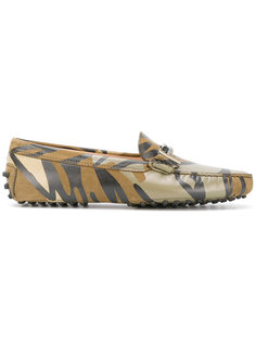 камуфляжные лоферы Tods Tod’S