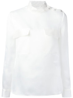 полупрозрачная рубашка с пуговицами на плече  M Missoni