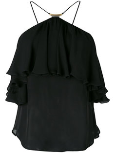 топ-халтер с оборкой  Plein Sud