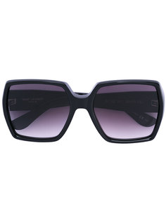 классические объемные солнцезащитные очки Saint Laurent Eyewear