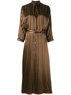 длинное платье-рубашка в полоску Nina Ricci