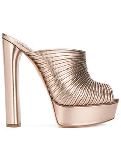 мюли на платформе Casadei