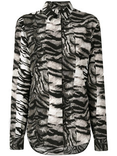 блузка с рисунком под зебру Saint Laurent