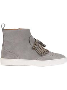 ботинки по щиколотку с кисточками Santoni