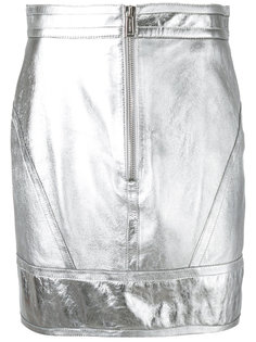 юбка мини с эффектом металлик Dsquared2
