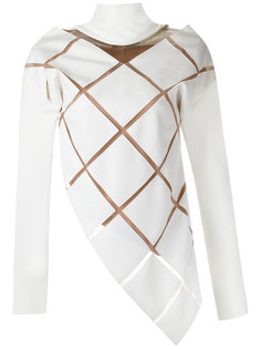 sheer panels top Gloria Coelho