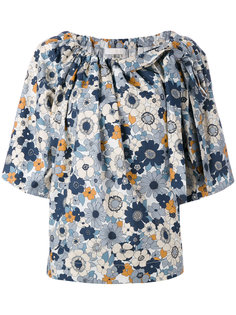 блузка с цветочным принтом Chloé