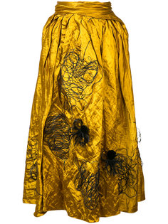 юбка с вышивкой Kalmar Roksanda