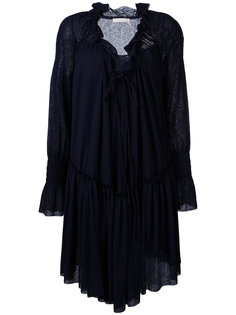 платье с оборкой  See By Chloé