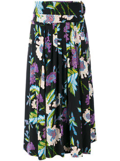 юбка длины миди с цветочным рисунком Diane Von Furstenberg