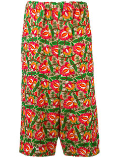 широкие брюки с цветочным рисунком Comme Des Garçons Comme Des Garçons