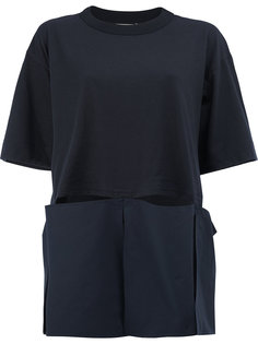 футболка из двух частей Marni