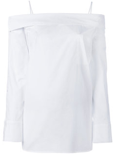 блузка с открытыми плечами и нагрудным карманом Robert Rodriguez