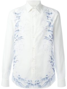 рубашка с принтом волн Alexander McQueen