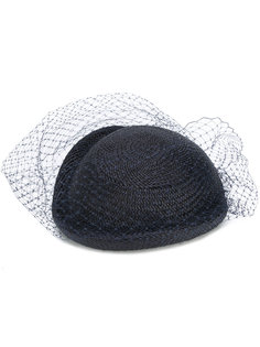 плетеная шляпа с вуалью Federica Moretti