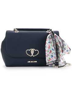 сумка на плечо с платком Love Moschino