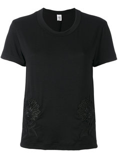 футболка с цветочной вышивкой  Comme Des Garçons Noir Kei Ninomiya