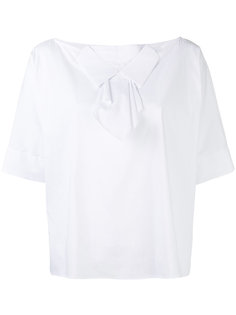 топ с короткими рукавами Balossa White Shirt