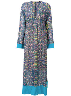 длинное платье с цветочным узором Miahatami