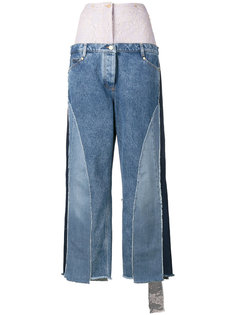 джинсы прямого кроя "пэчворк" Natasha Zinko