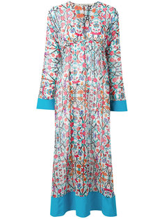 платье длины миди с цветочным узором Miahatami