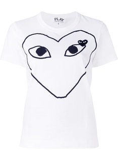 футболка с принтом сердца Comme Des Garçons Play