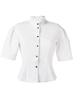 блузка из поплина с короткими рукавами Sonia By Sonia Rykiel