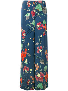 брюки-палаццо с цветочным рисунком Diane Von Furstenberg
