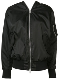 куртка-бомбер с двухсторонней молнией Yang Li