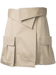юбка с накладными карманами Monse
