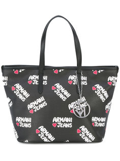 сумка на плечо с принтом-логотипом Armani Jeans