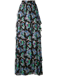 юбка макси с цветочным принтом  MSGM