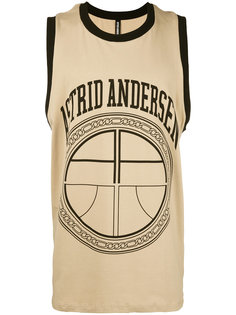 футболка без рукавов с принтом-логотипом Astrid Andersen