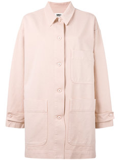 пальто свободного кроя с накладными карманами Mm6 Maison Margiela