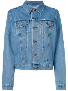 джинсовая куртка с вышивкой  Forte Couture