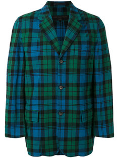 пиджак в шотландскую клетку Comme Des Garçons Vintage