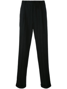 зауженные брюки в тонкую полоску Jean Paul Gaultier Vintage