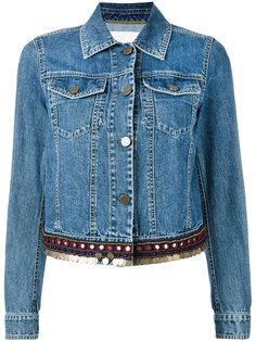 джинсовая куртка с отделкой  Bazar Deluxe