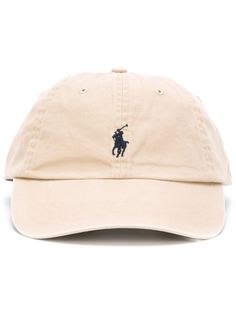 бейсбольная кепка с вышитым логотипом Polo Ralph Lauren