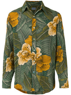рубашка в цветочный принт Kenzo Vintage