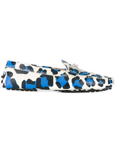 лоферы с леопардовым рисунком Tods Tod’S