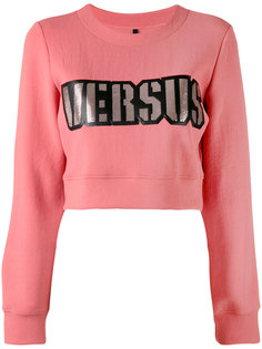 укороченная толстовка с логотипом Versus