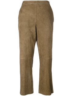 замшевые укороченные брюки Desa 1972