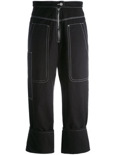 брюки с простроченными панелями Isabel Marant